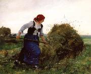 Julien  Dupre The Tedder oil painting picture wholesale